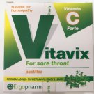 VITAVIX SOAR THROAT PASTILLES HONEY & LEMON VITAMIN C - SUITABLE FOR HOMEOPATHY