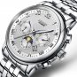 Etanche a l'eau 3BAR rondes en acier inoxydable Montre homme Watch automatique