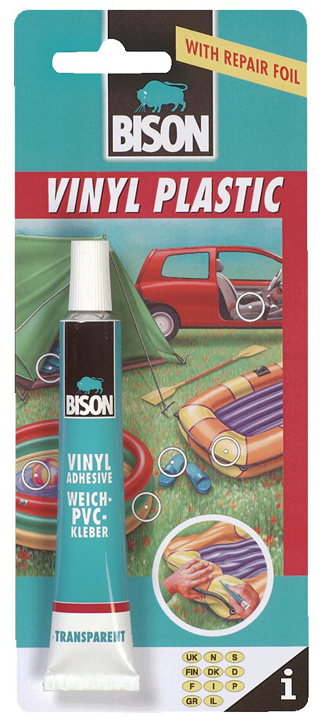 Bison Vinyl PVC Soft Plastics Repair Adhesive Glue 25ml Extra Super Strong