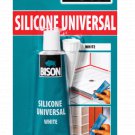 Bison Silicone Universal White Waterproof - UV and Mould Resistant 60g