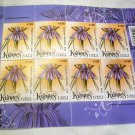 CYPRUS 2018 1 SHEET x 8 STAMPS MNH,WILD FLOWERS OF CYPRUS 2ND SERIES- TRAGOPOGON