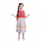 2017 Movie Moana Costume Girl's Princess Moana Cosplay Costume Dress