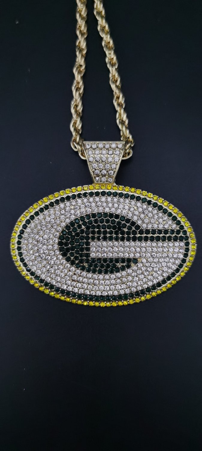 Green bay packers necklace