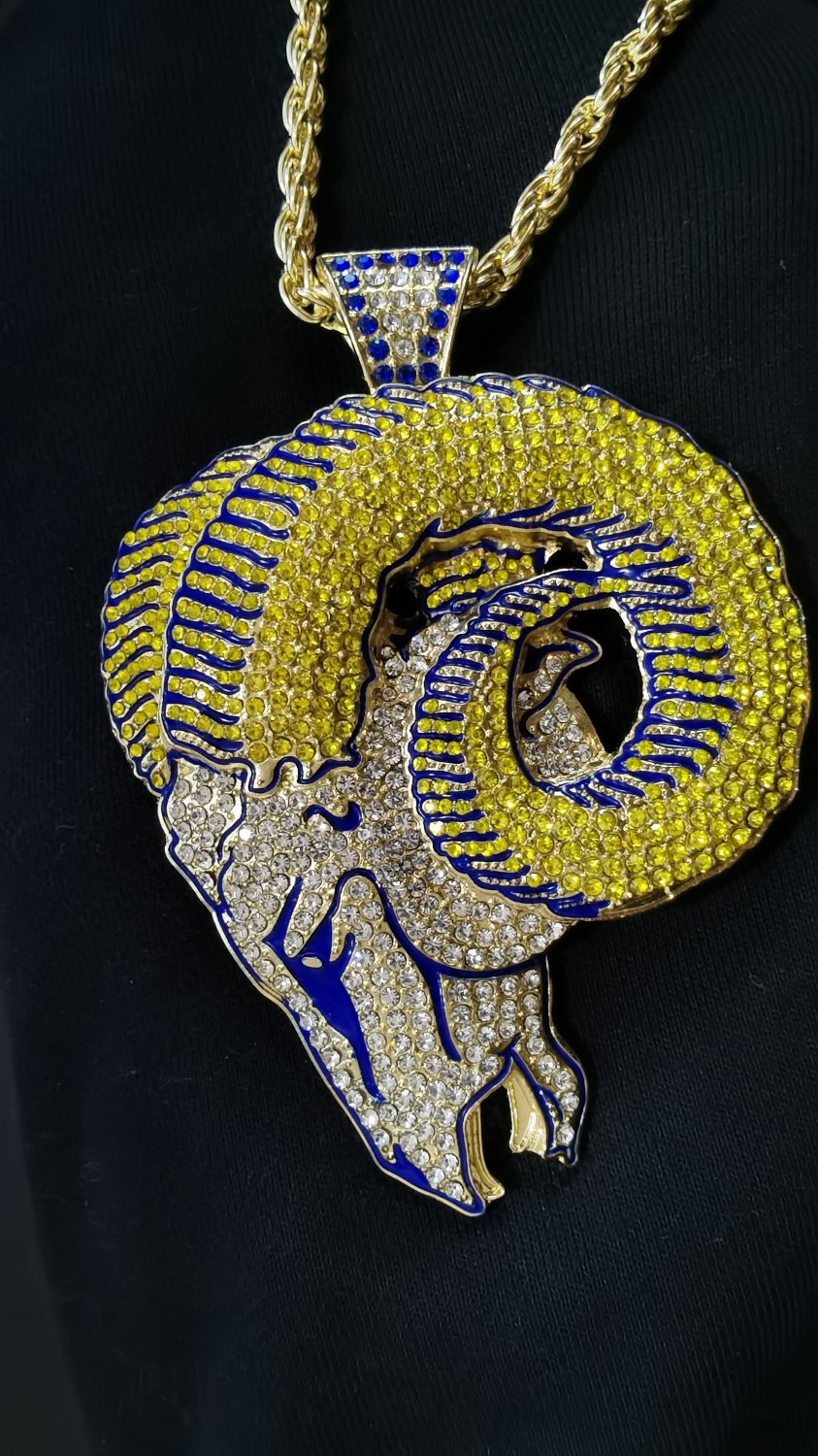 Los Angeles Rams NFC National Football necklace