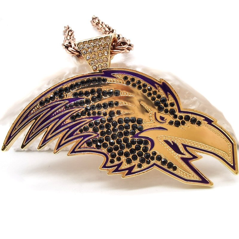 baltimore ravens necklace