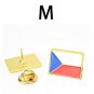 National Flag Pin Flag Metal Lapel Pin Badge Russia UK US Australia Sin