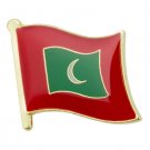 Maldives National Flag Badges Metal Pin for Clothes Rozet Makara Replica Coins KS-0111