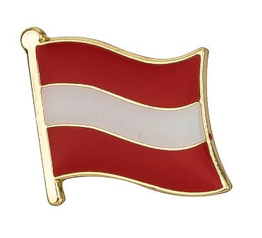 Austria National Flag Badges Metal Pin for Clothes Rozet Makara Replica Coins KS-0019