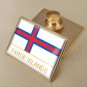 Faroe Islands Map Flag National Emblem Brooch Badges Lapel Pins