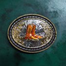 Cowboy Boots Belt Buckles For Men's Jeans Belts Head