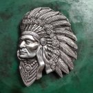 Indian Chief Head Western Cowboy Belt Buckles