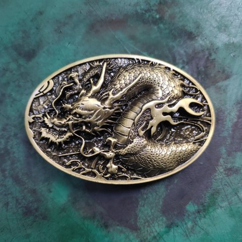 Boucle De Ceinture Chinese Dragon Animal Cowboy Belt Buckles