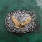 Golden Fly Eagle Western Cowboy Belt Buckle For Men