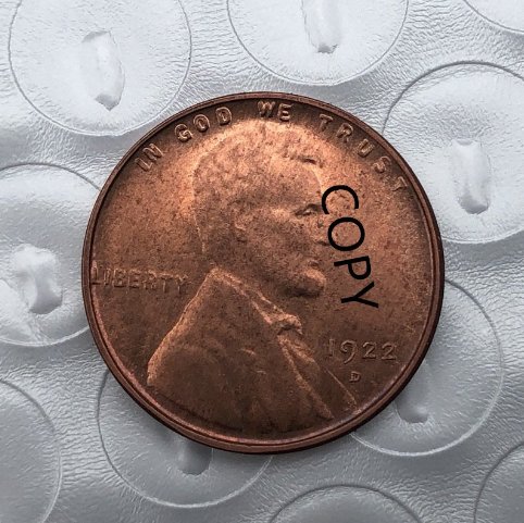 US Coin 1922-D Lincoln Head One Cent Copy Coin
