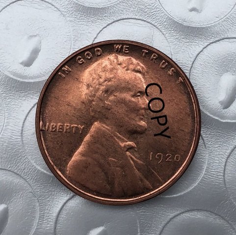 US Coin 1920 Lincoln Head One Cent Copy Coin