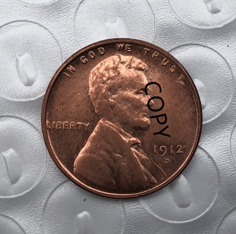 US Coin 1912-D Lincoln Head One Cent Copy Coin