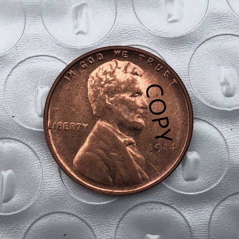 US Coin 1914 Lincoln Head One Cent Copy Coin