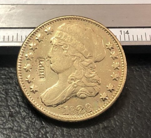1828 US Capped Bust $5 Gold Plated Dollar Coin Copy