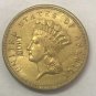 US Coin 1887 US $3 gold dollar Gold copy Coin