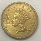 US Coin 1885 US $3 gold dollar Gold copy Coin