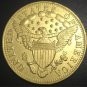 1799 US Truban Head $10 Gold Eagle and Shield Reverse Copy Coin