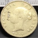1839 United Kingdom 1/2 Sovereign - Victoria Copy Coin