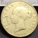 1870 United Kingdom 1/2 Sovereign - Victoria Copy Coin