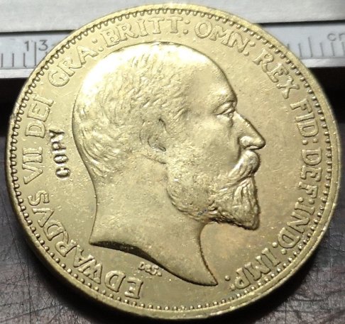 1902 United Kingdom 2 Pounds - Edward VII Copy Coin