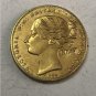 1855 Australia - Colonial &Acirc;&frac12; Sovereign - Victoria Pattern Copy Coin