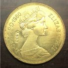1980 United Kingdom 2 New Pence - Elizabeth II Copy Coin