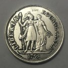 1798 Republic of Genoa (Ligurian Republic) (Italian states) 8 Lire Copy Coin