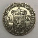 1929 Netherlands 1G-Queen Wihelmina Silver Plated Copy Coin