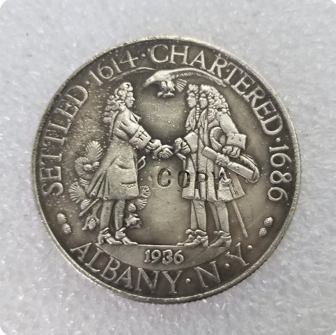 US 1936 Albany Commemorative Half Dollar Copy Coins
