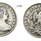 USA 1797 Draped Bust 5C Copy Coins