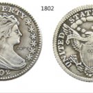 USA 1802 Draped Bust 5C Copy Coins