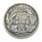 USA 1865 Liberty Seated Half Dime Legend Obverse Copy Coins