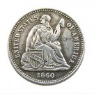 USA 1860 Liberty Seated Half Dime Copy Coins