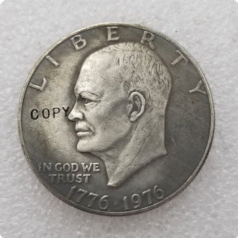 US 1776-1976 Eisenhower One Dollar Copy Coins