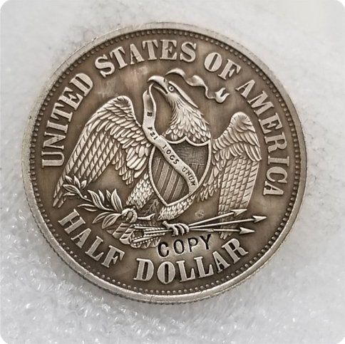 US 1859 Paquet Seated Half Dollar Copy Coins