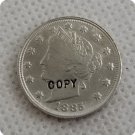 1885 Liberty Head V Nickel Copy Coin No Stamp