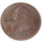 1792 Washington Grate One Penny Copper Copy Coin No Stamp