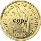 USA Civil war 1863 copy coins #9 No Stamp