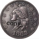 USA Civil war 1863 copy coins #11 No Stamp