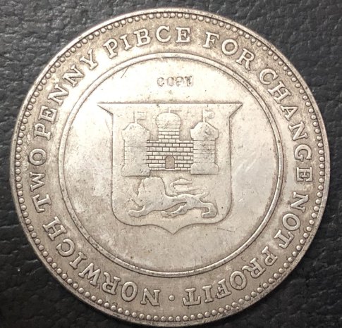 1811-15 United Kingdom Token Copper Copy Coin