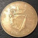 1822 Ireland 1 Penny-George IV Copper Metal Copy Coin