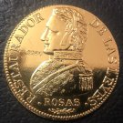 1842 La Rioja 8 Escudos Gold Copy Coin 33mm