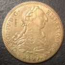 1789 Colombia 8 Escudos - Carlos III Gold Copy Coin