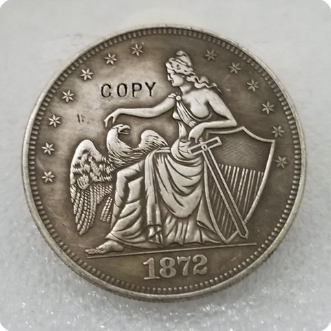 1872 $1 Amazonian Dollar Copy Coin