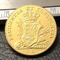 1749 Denmark 1 Dukat-Fredrik V 22K Gold Plated Copy Coin