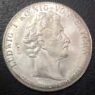 1828 Kingdom of Bavaria 1 Geschichtsthaler-Ludwing I blessing of heaven Silver Plated Copy Coin
